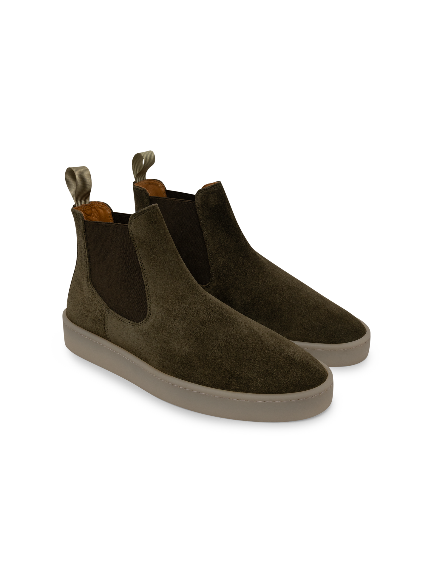 Urban chelsea boots van suède | Groen