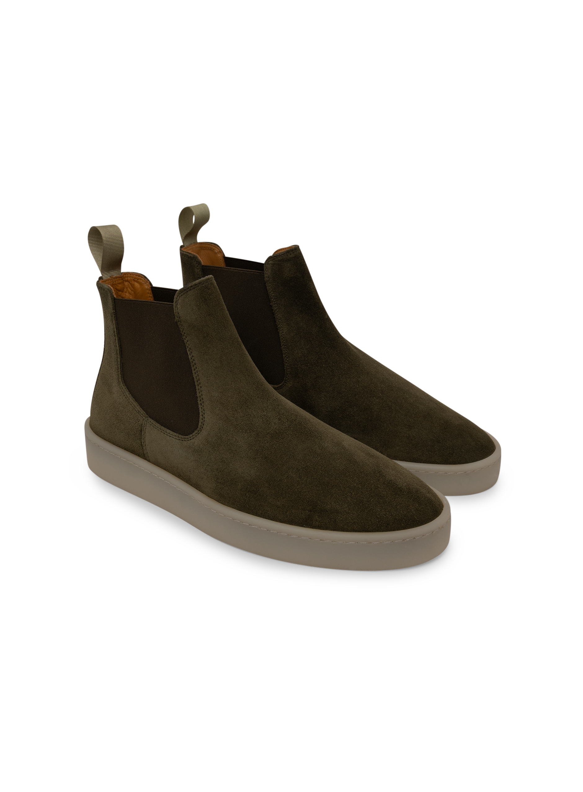 Urban chelsea boots van suède | Groen