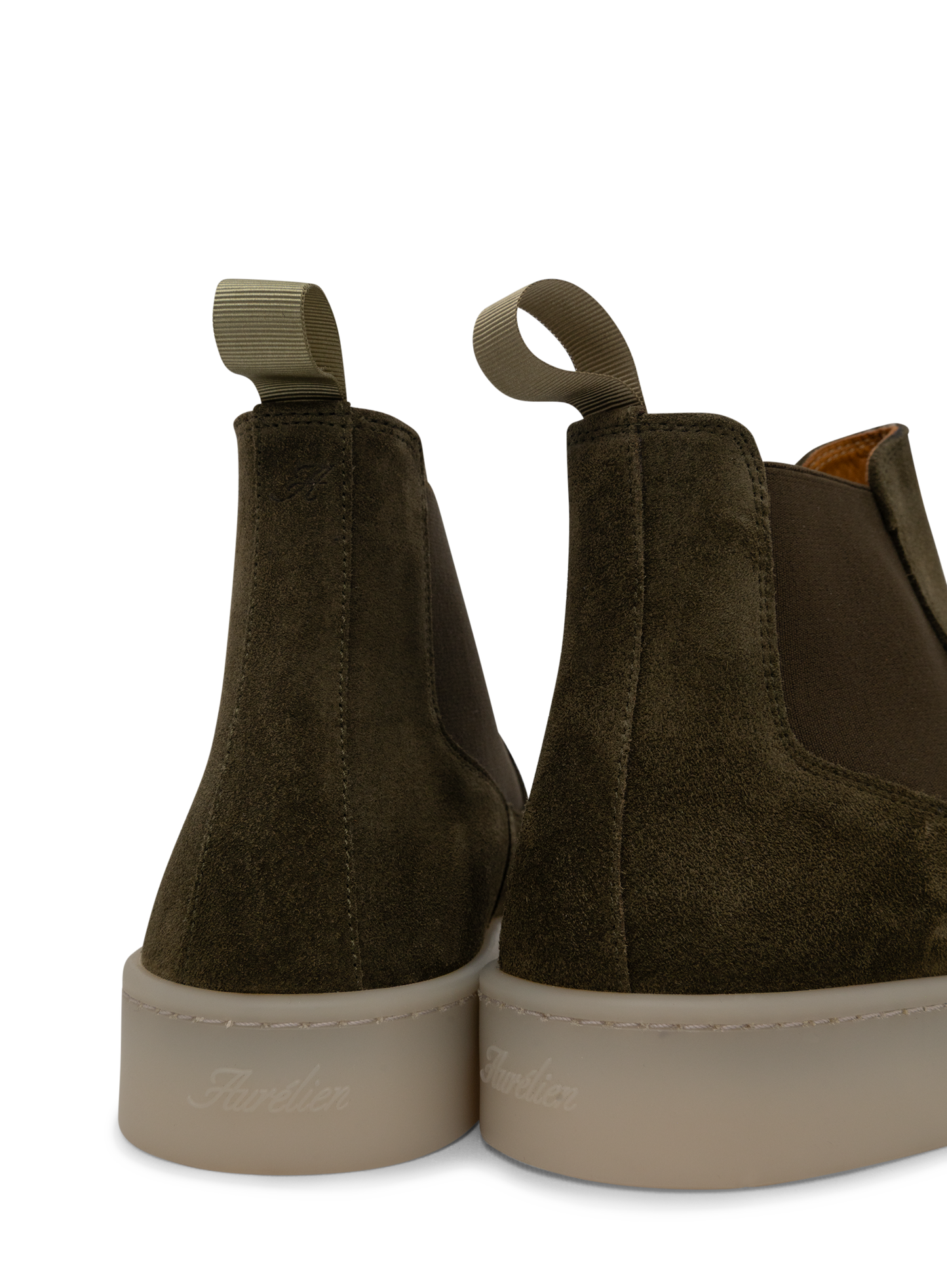 Urban chelsea boots van suède | Groen