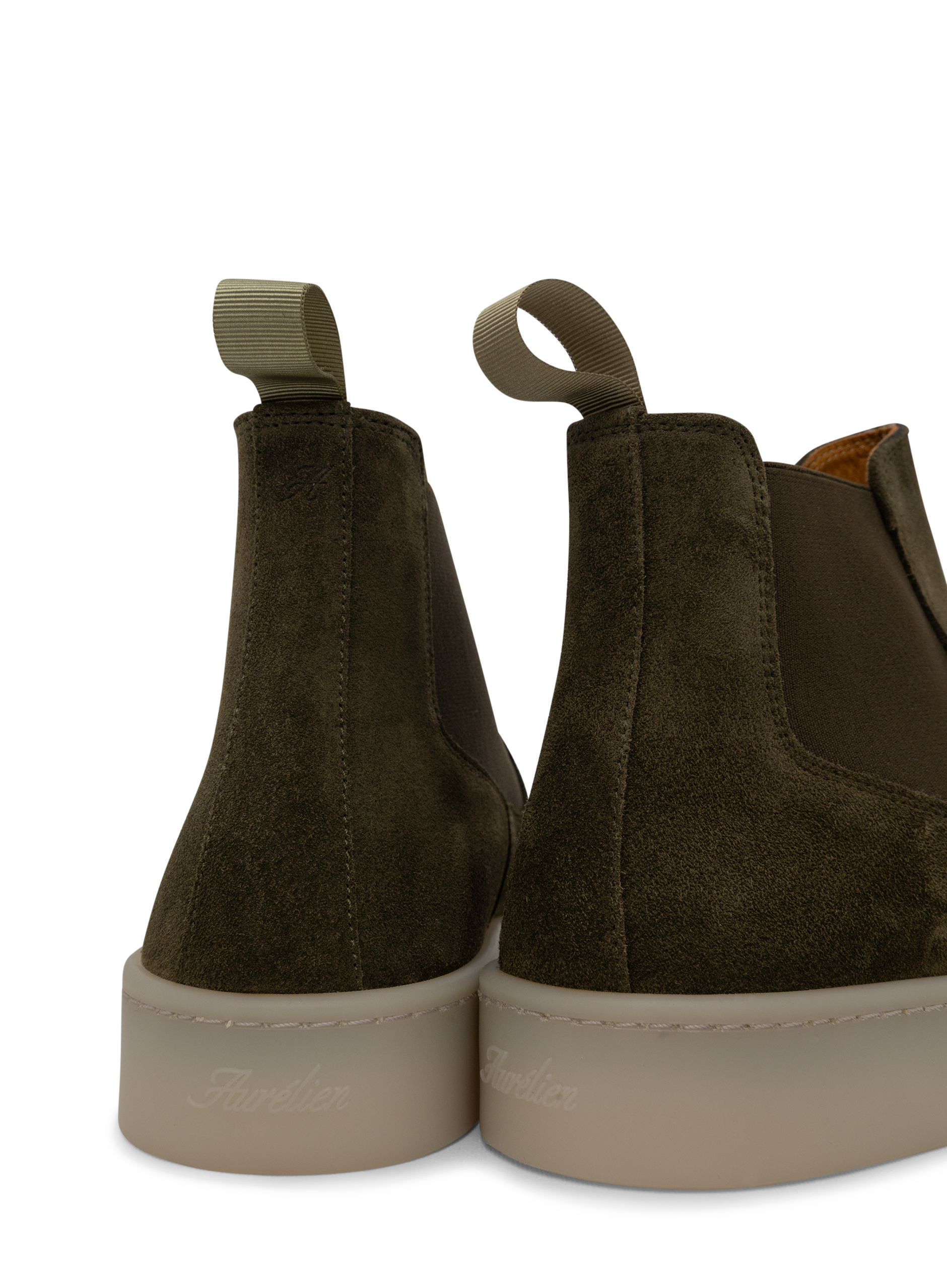 Urban chelsea boots van suède | Groen