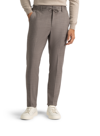 Spiaggia jog pantalon van wol | TAUPE BRUIN