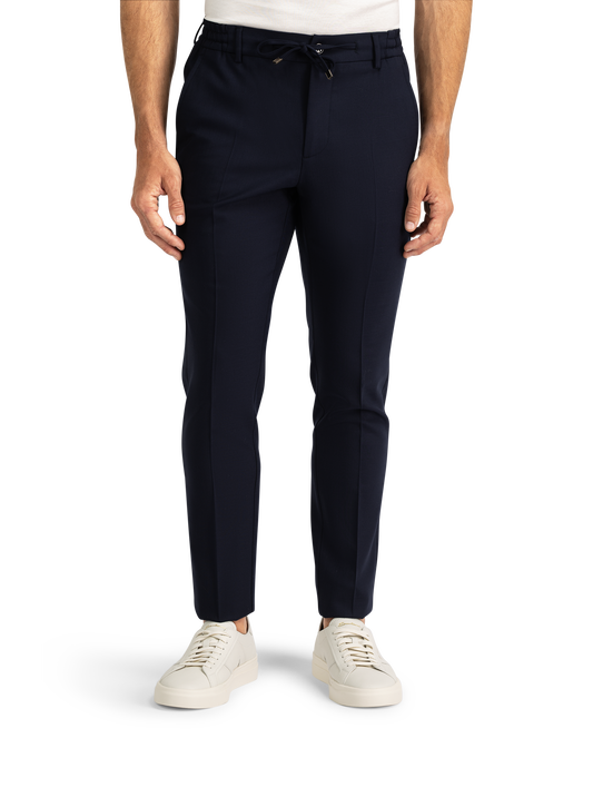 Spiaggia jog pantalon van wol | BLUE NAVY