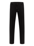Spiaggia jog pantalon van wol | Zwart