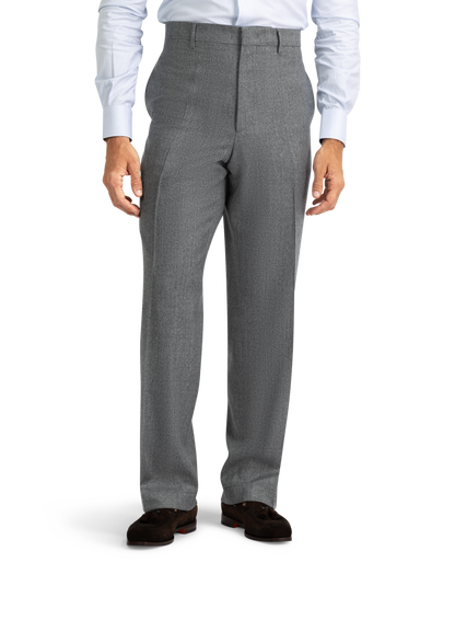 Regular-fit pantalon van wol | L.Grijs