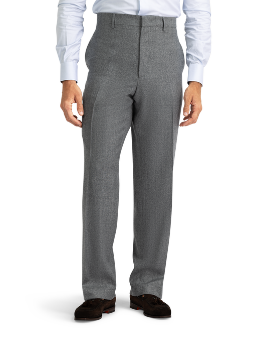 Regular-fit pantalon van wol | L.Grijs