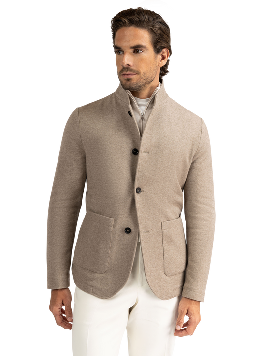 Jas van cashmere | Beige