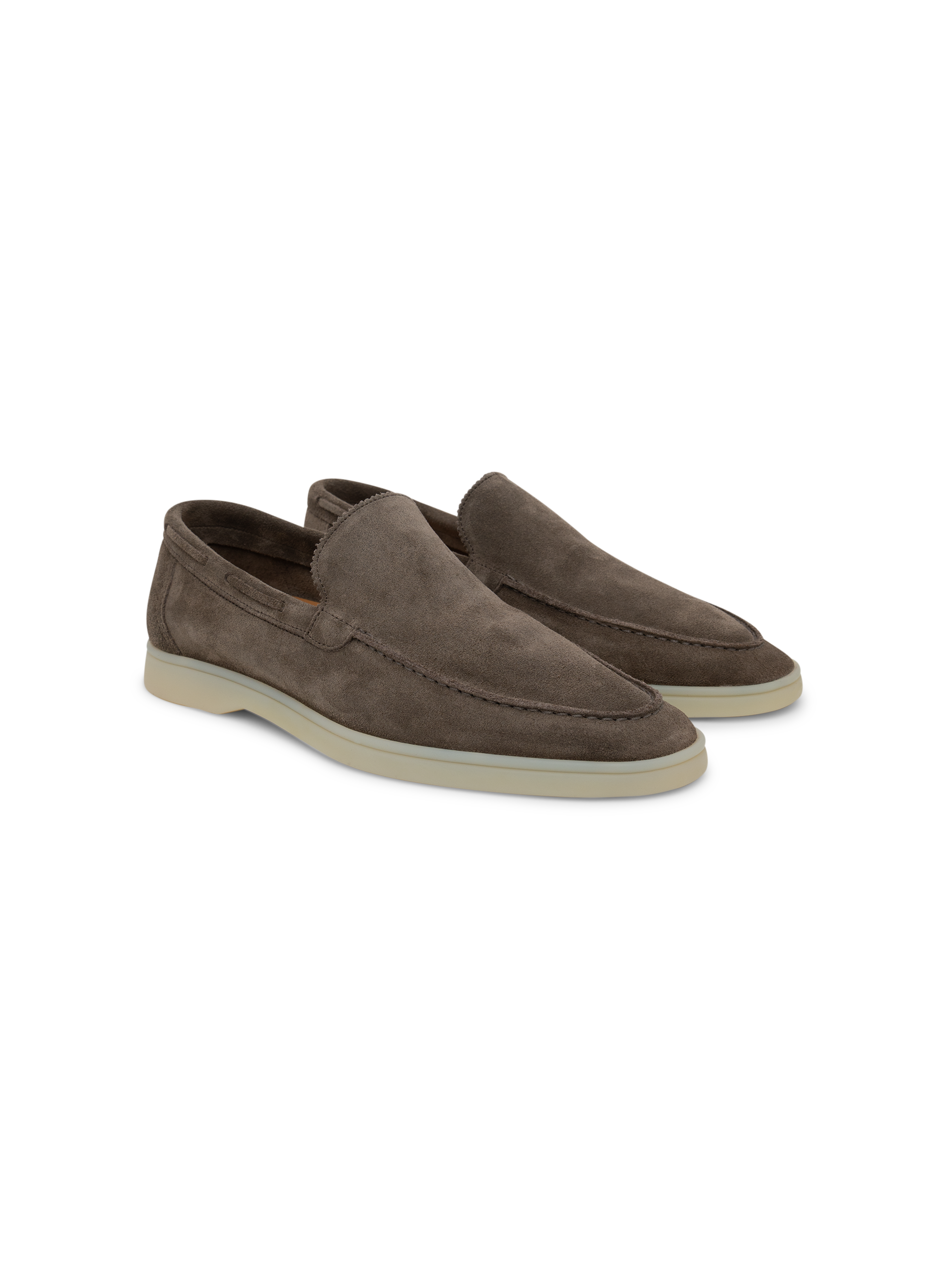 Loafers van suède | TAUPE GRIJS