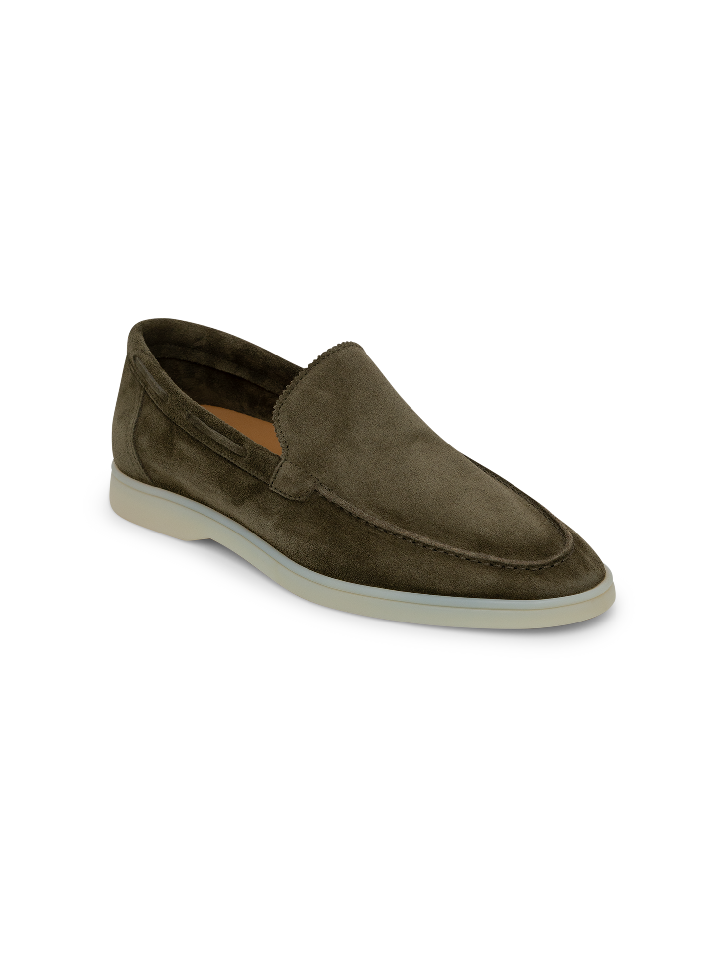 Loafers van suède | Olijf