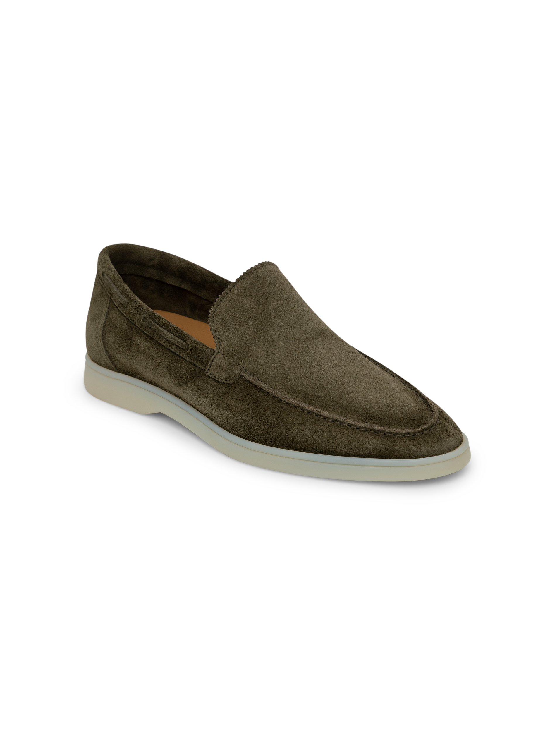 Loafers van suède | Olijf