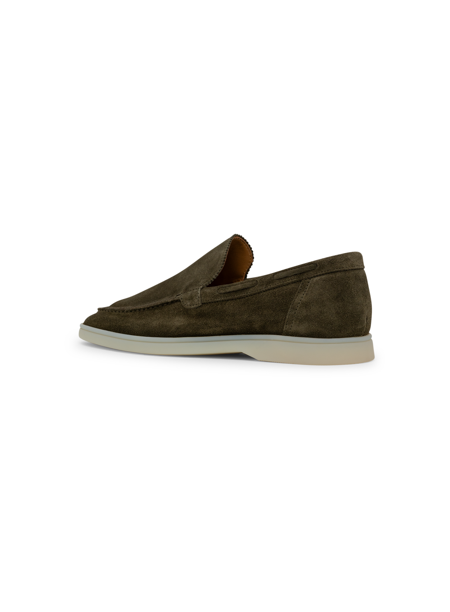 Loafers van suède | Olijf