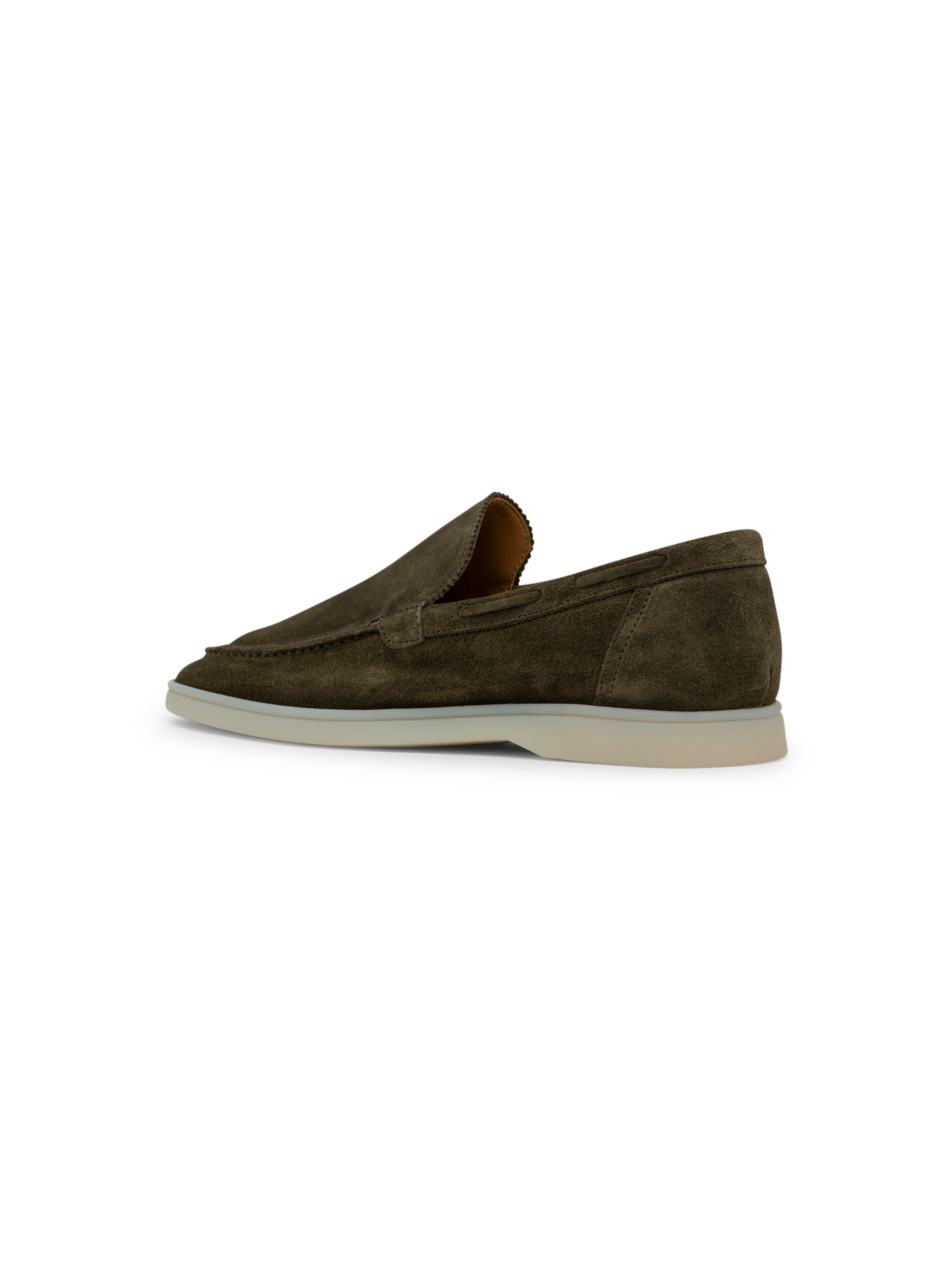Loafers van suède | Olijf