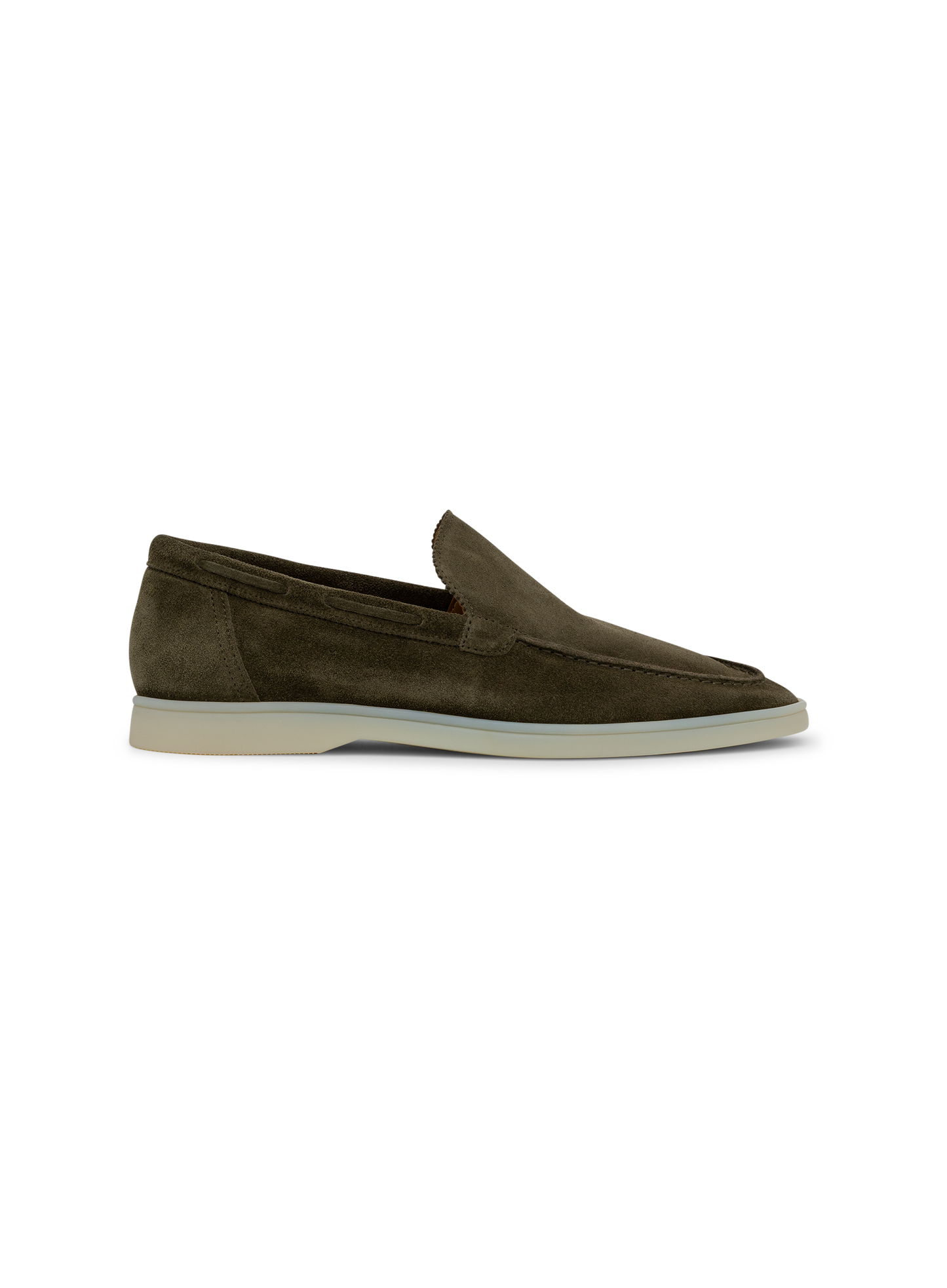 Loafers van suède | Olijf
