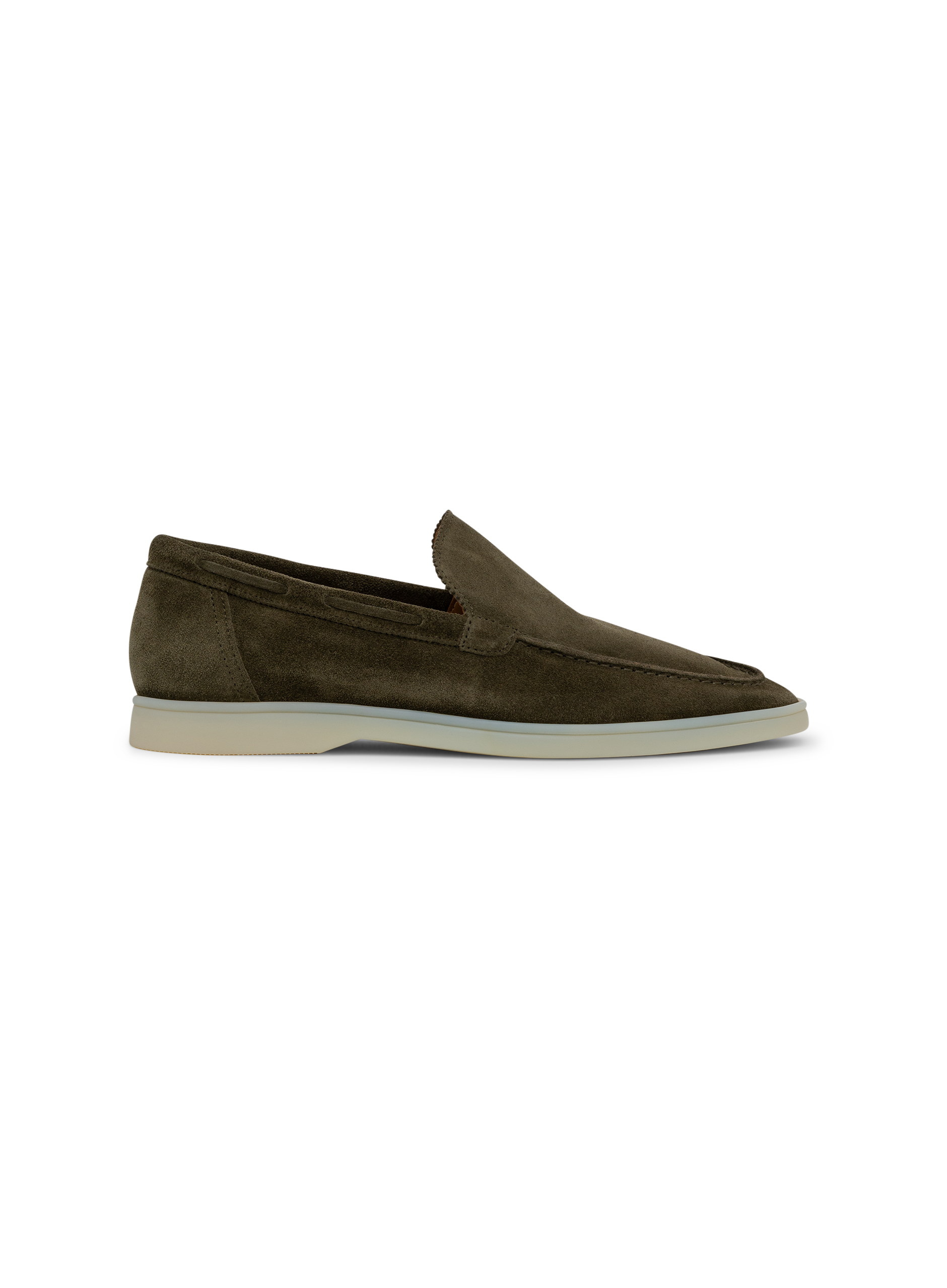 Loafers van suède | Olijf