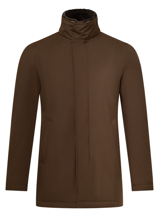 Waterafstontende jas | FULL_WIDTH | Bruin