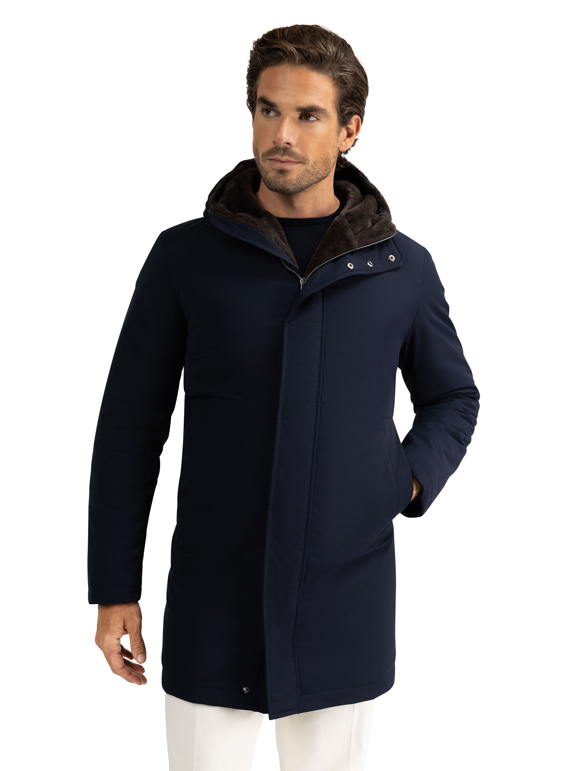 Waterafstotende jas | BLUE NAVY