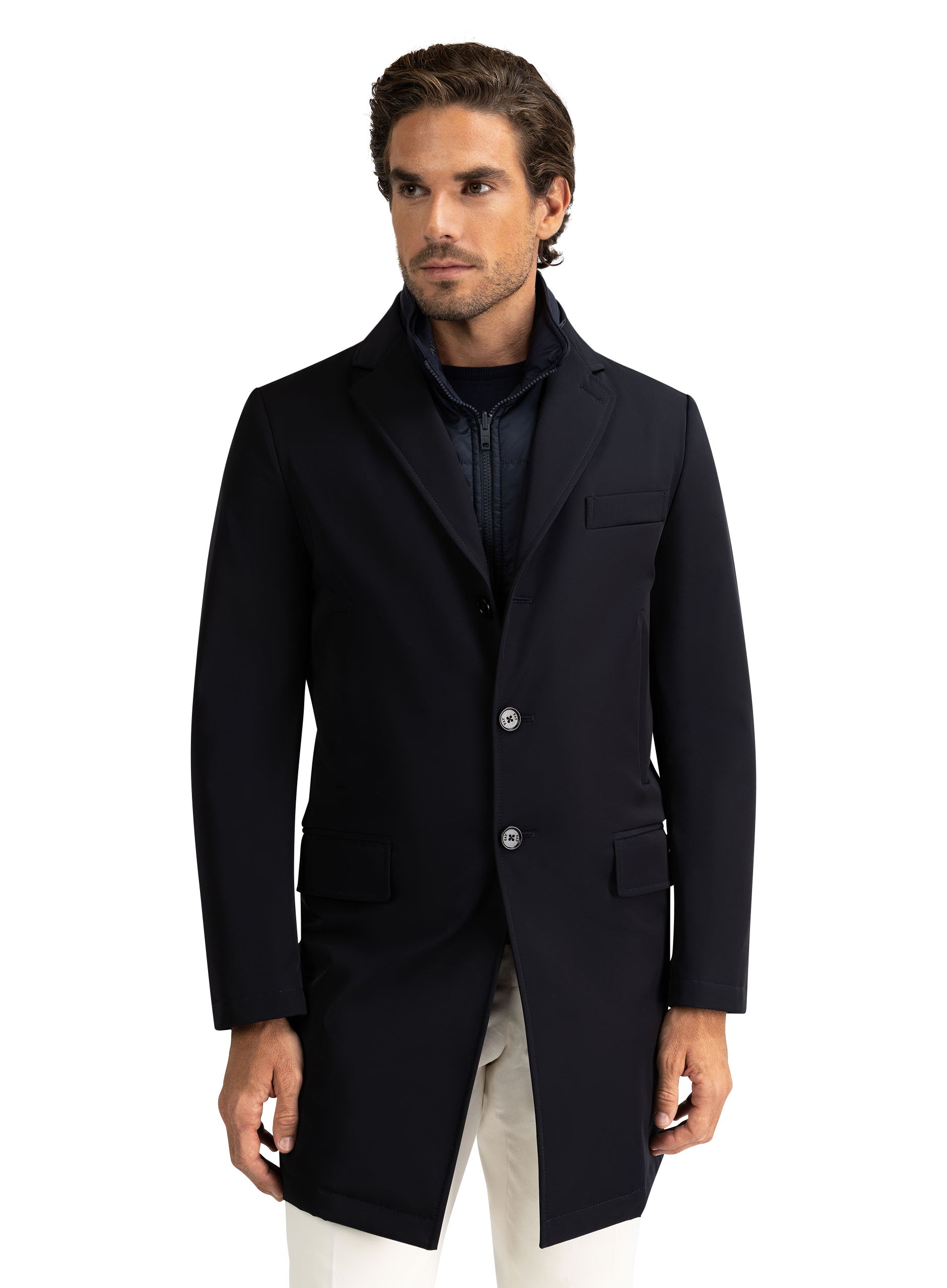 Double coat | BLUE NAVY