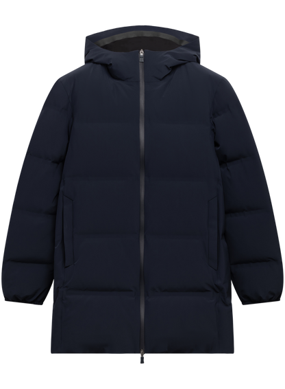 Waterafstotende jas | FULL_WIDTH | BLUE NAVY