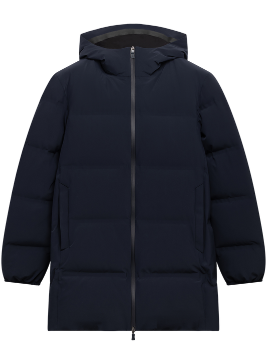 Waterafstotende jas | FULL_WIDTH | BLUE NAVY