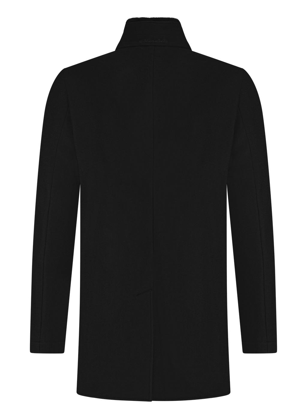 Mantel van cashmere | Zwart