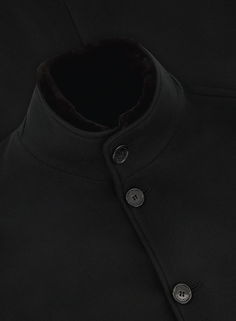 Mantel van cashmere | FULL_WIDTH | Zwart
