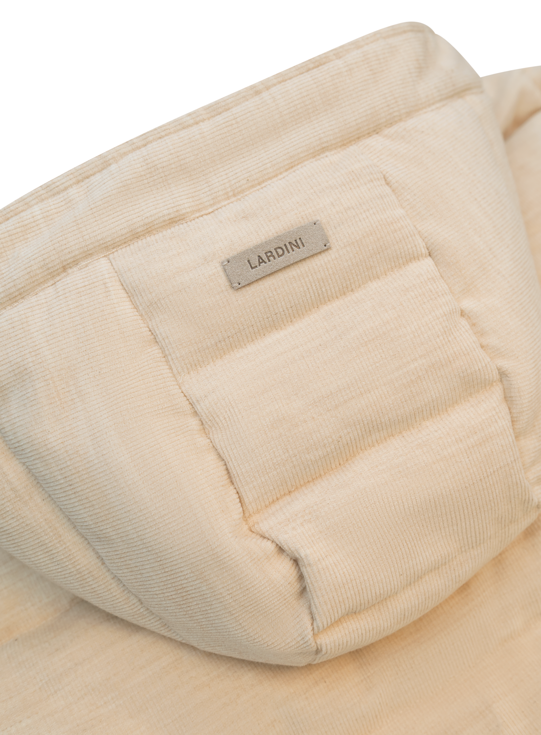 Corduroy jas met capuchon | FULL_WIDTH | Beige