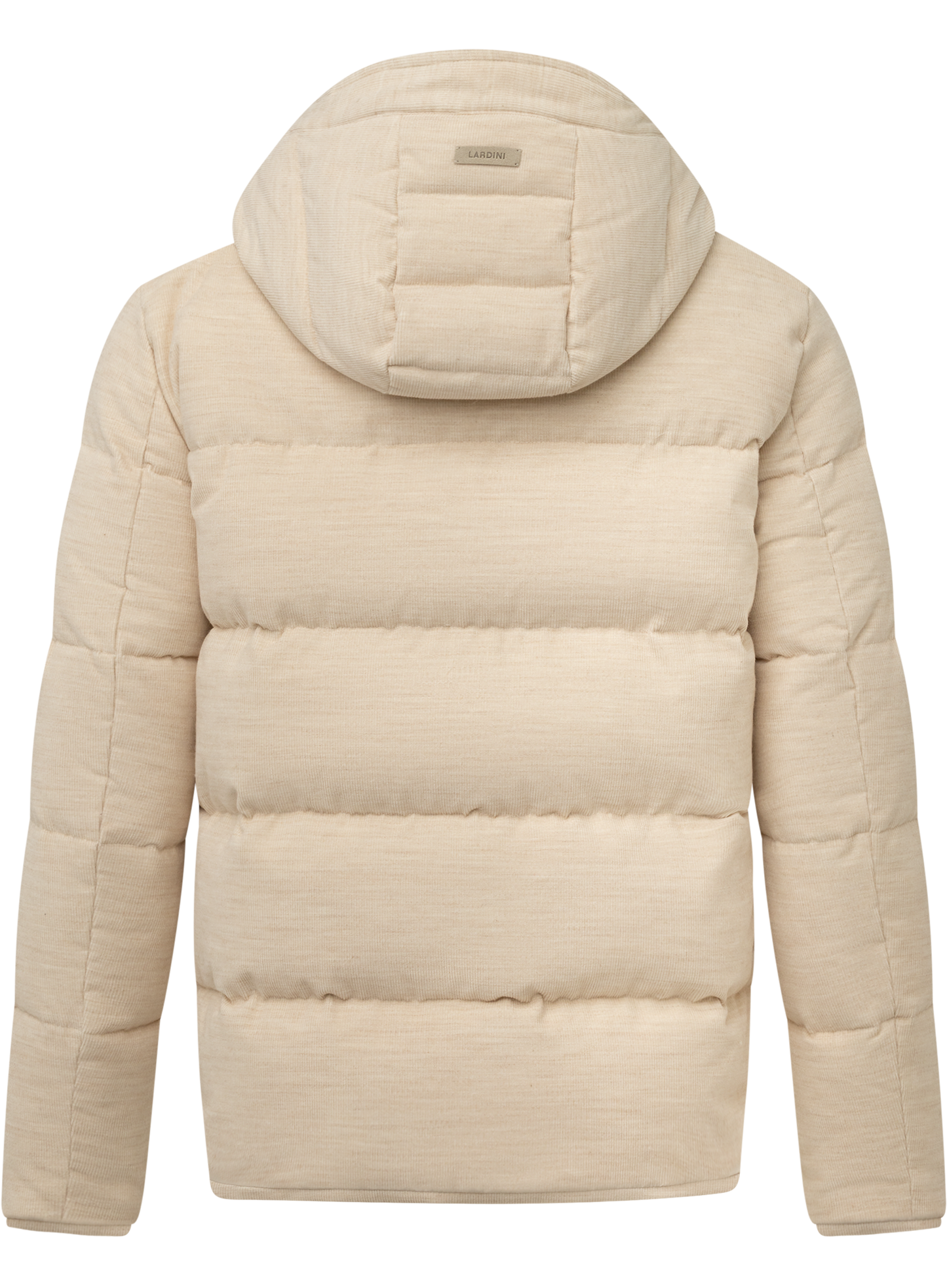 Corduroy jas met capuchon | Beige
