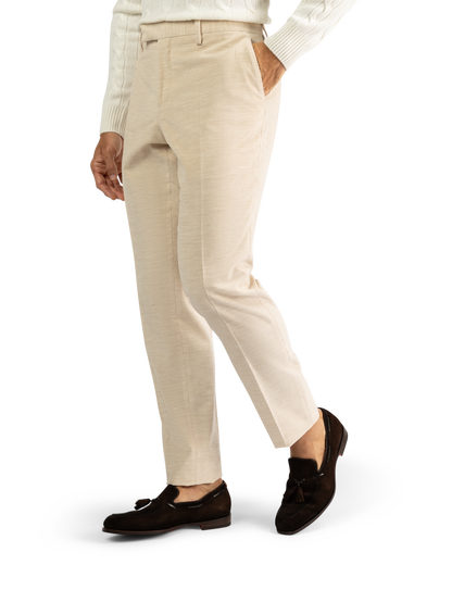 Pantalon van katoen | Beige
