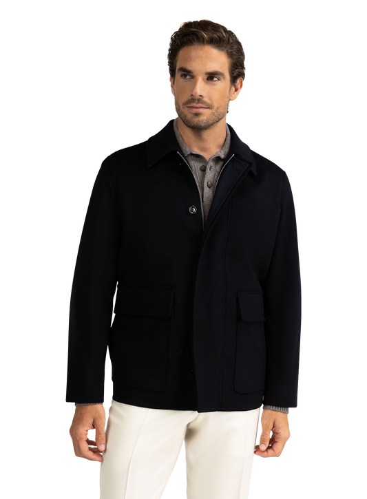 Jack van cashmere | BLUE NAVY