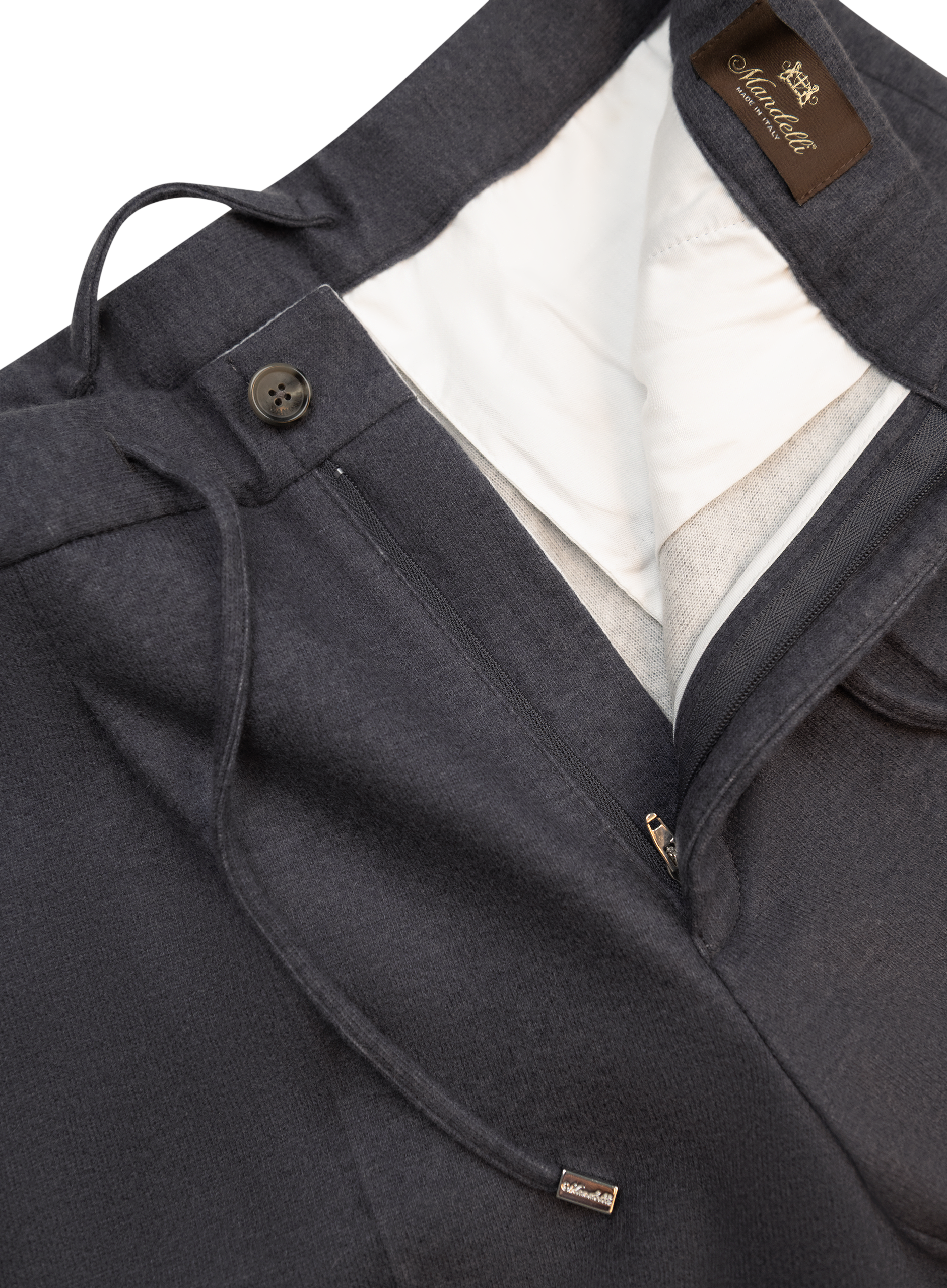 Cashmere broek | FULL_WIDTH | M.Grijs