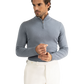 Half-zip trui van cashmere | L.Blauw