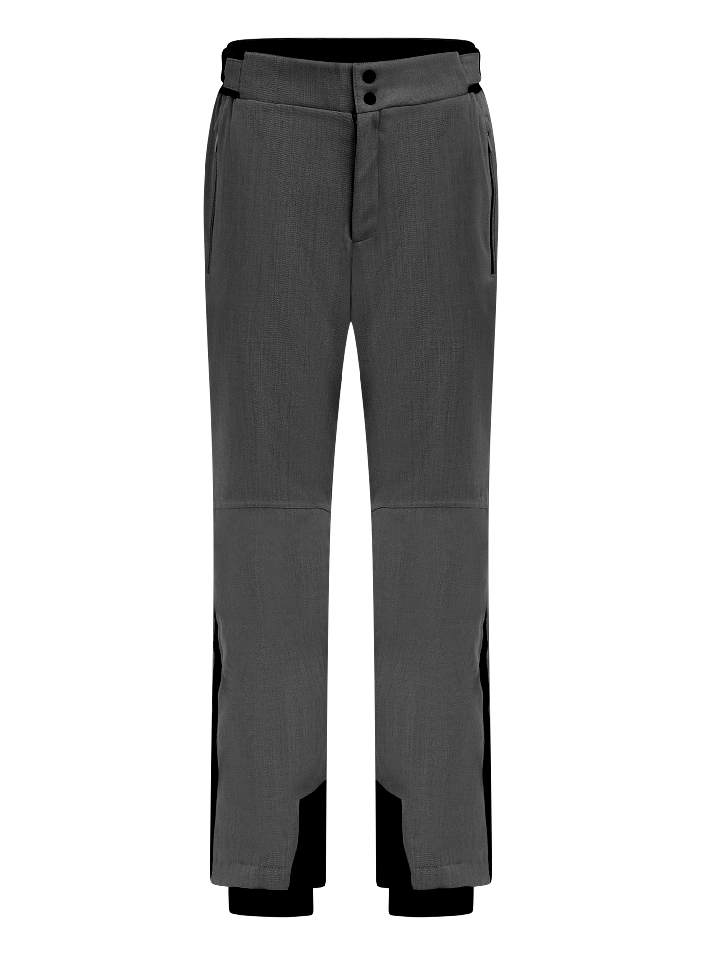 Technische ski-broek van wol | Antraciet
