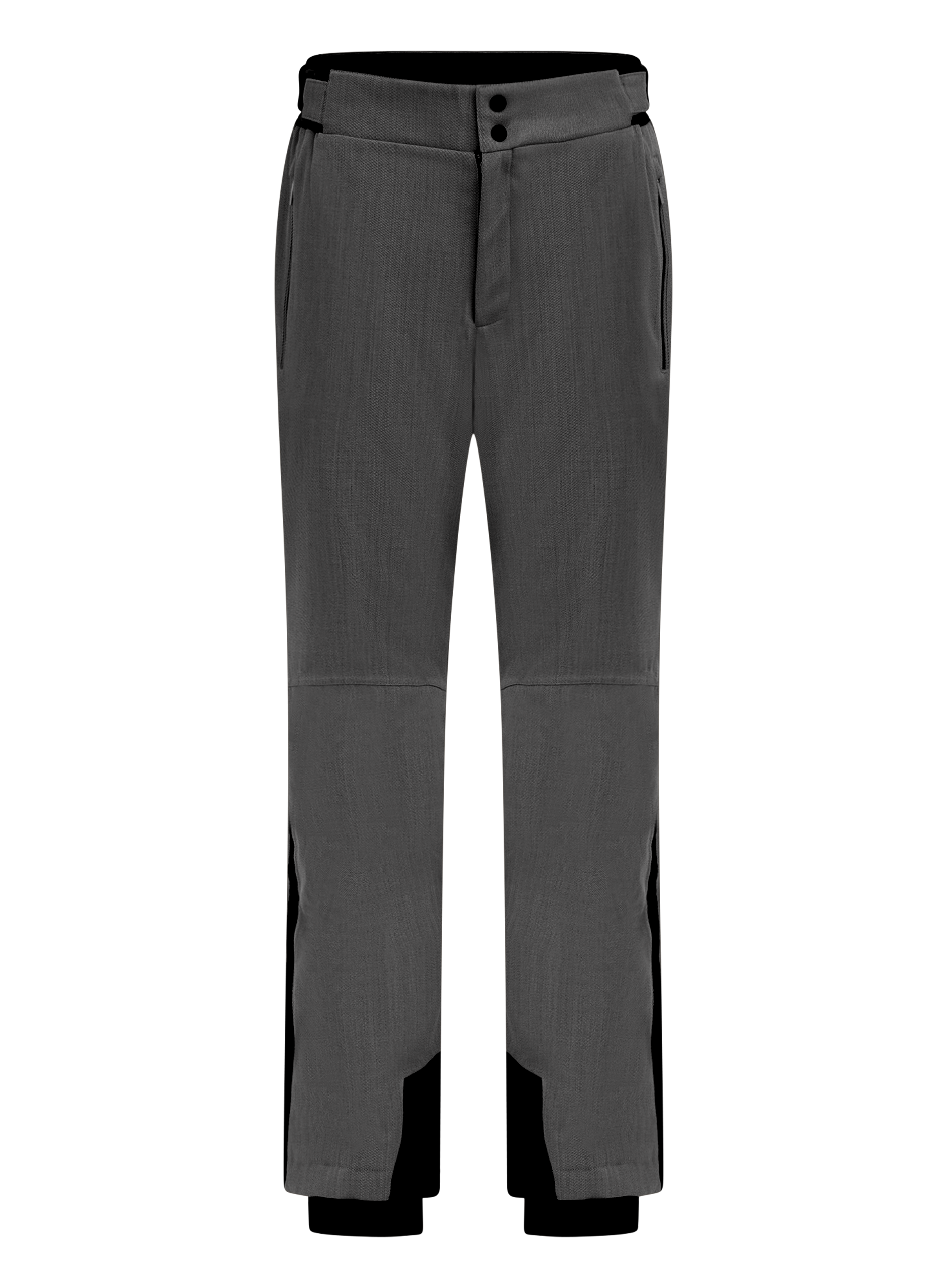 Technische ski-broek van wol | Antraciet