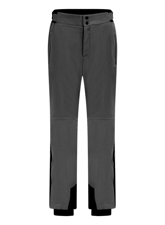 Technische ski-broek van wol | Antraciet