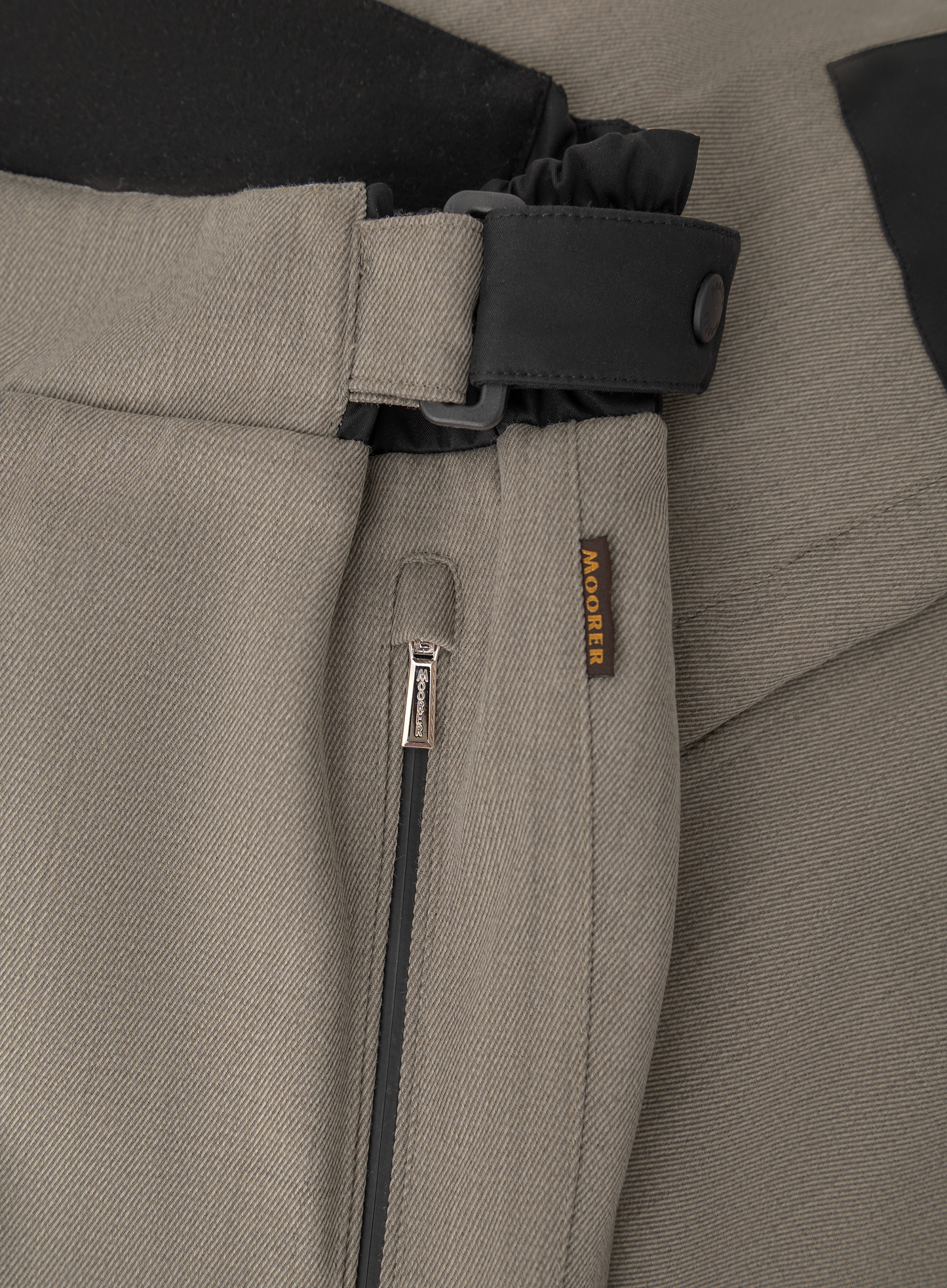 Technische ski-broek van wol | Beige