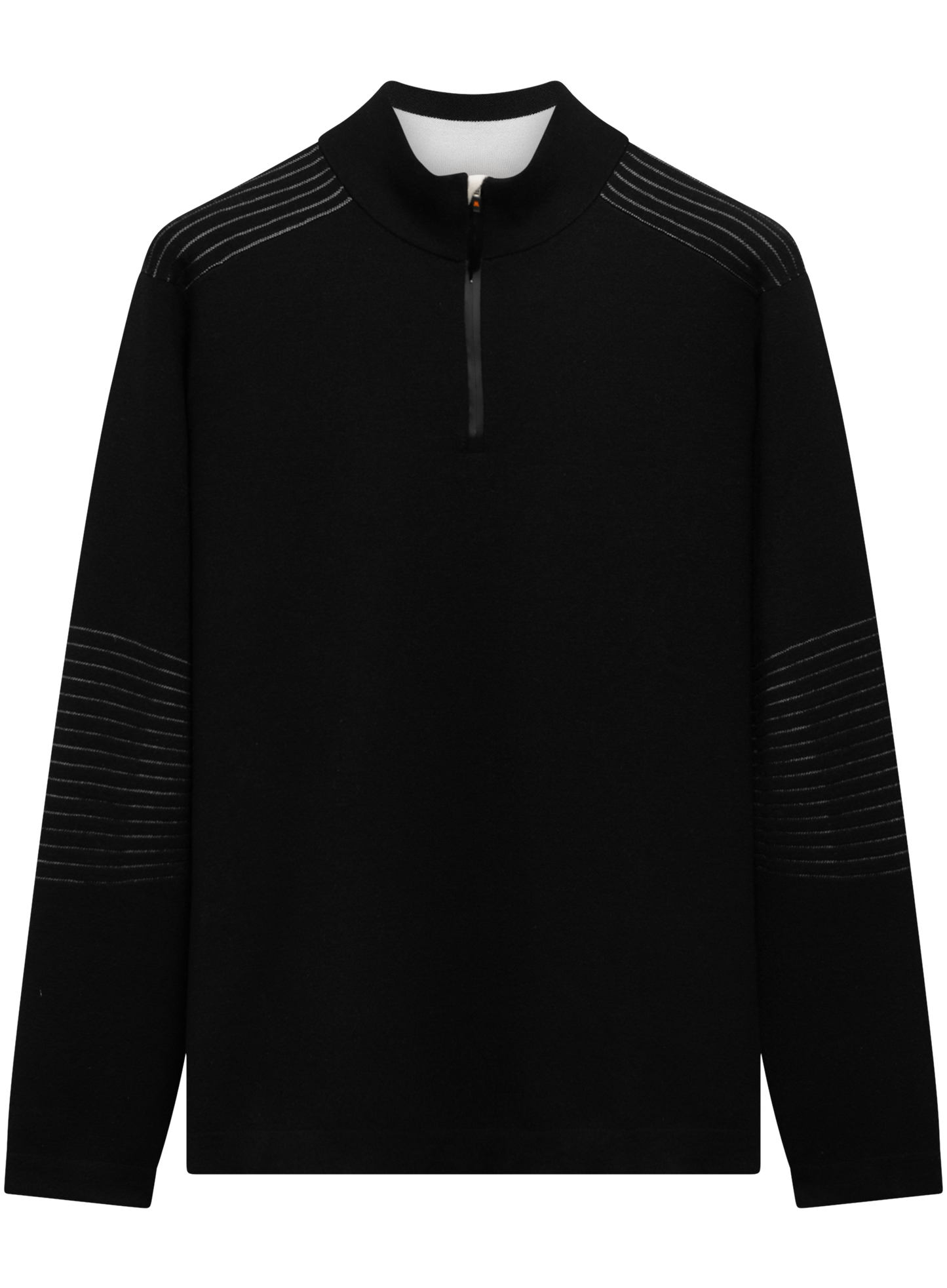 Half-zip trui van wol | FULL_WIDTH | Zwart