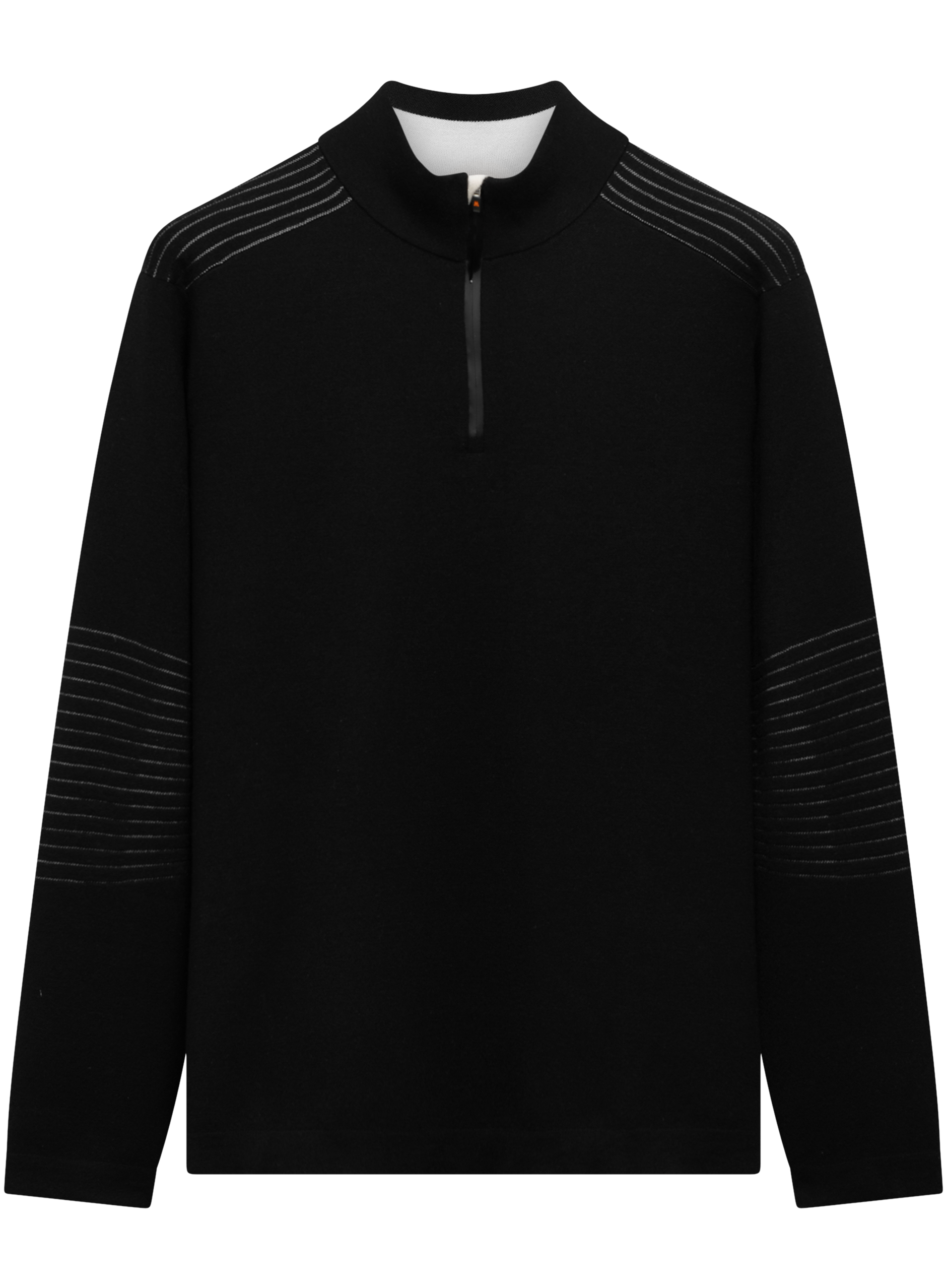 Half-zip trui van wol | FULL_WIDTH | Zwart