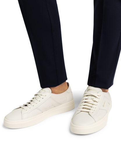 Clean icon sneakers van leer | Wit