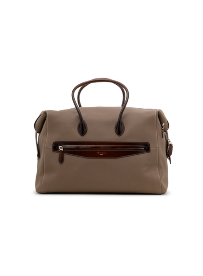 Weekendtas van leer | FULL_WIDTH | TAUPE