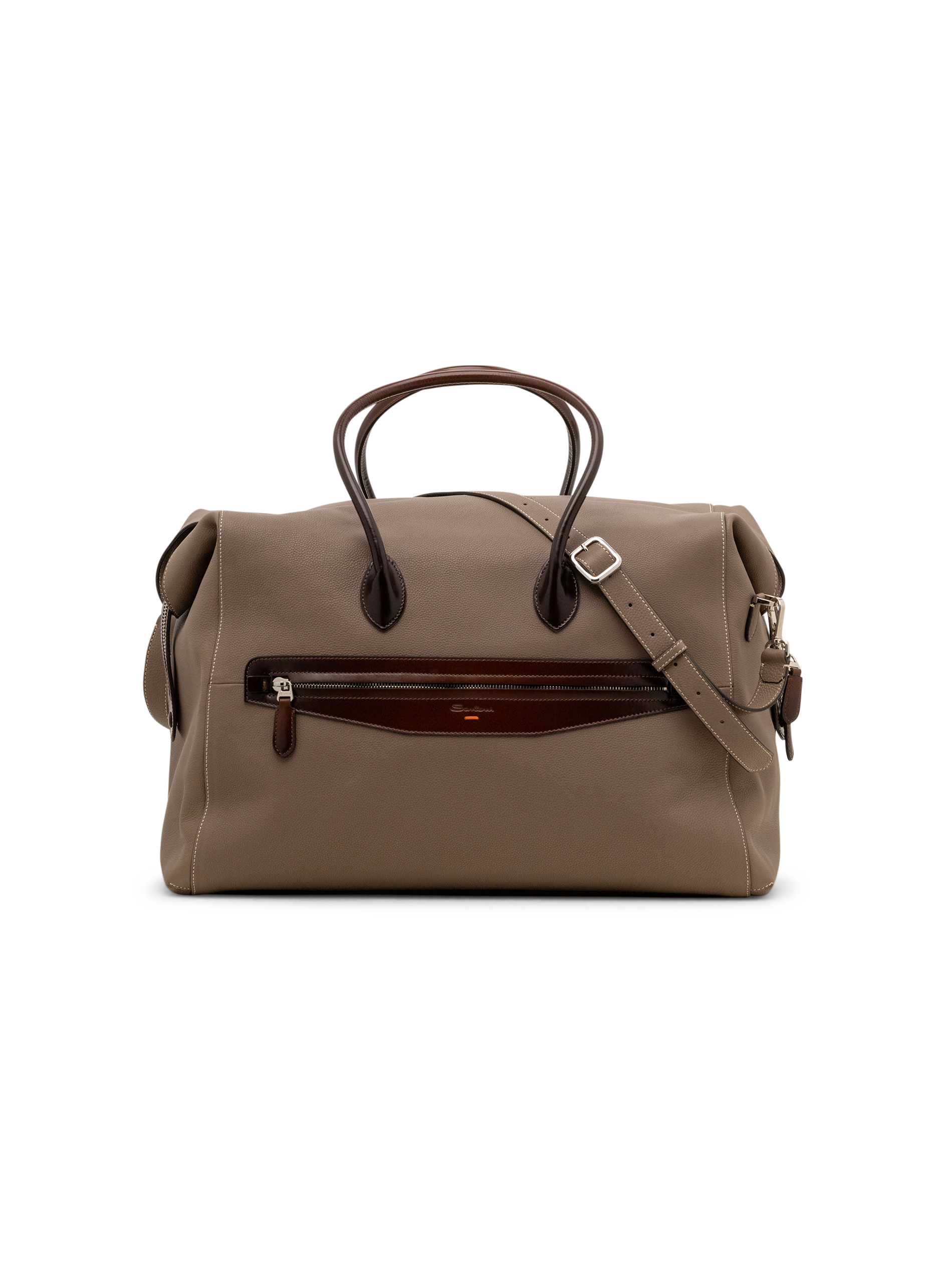 Weekendtas van leer | FULL_WIDTH | TAUPE