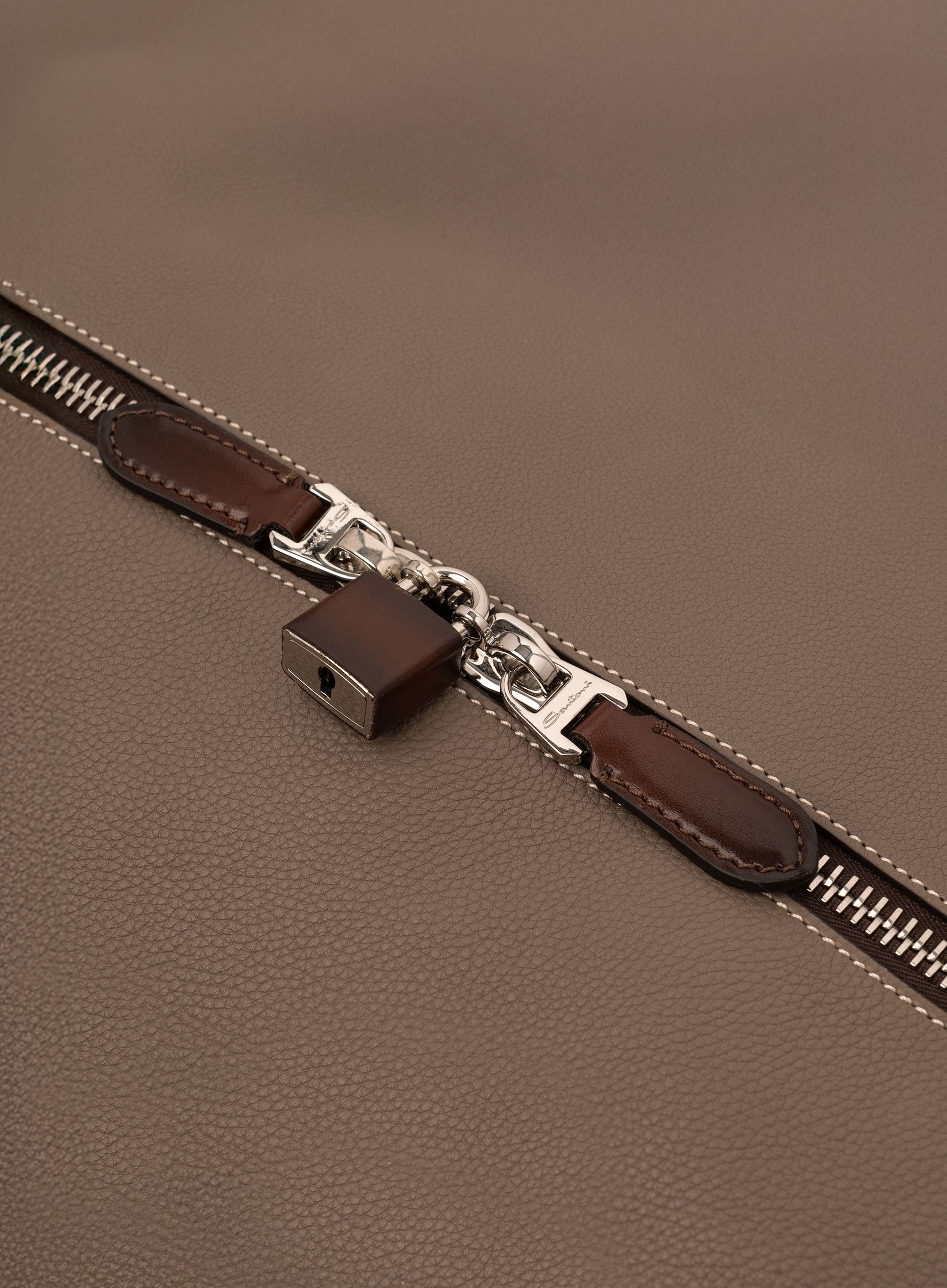 Weekendtas van leer | FULL_WIDTH | TAUPE
