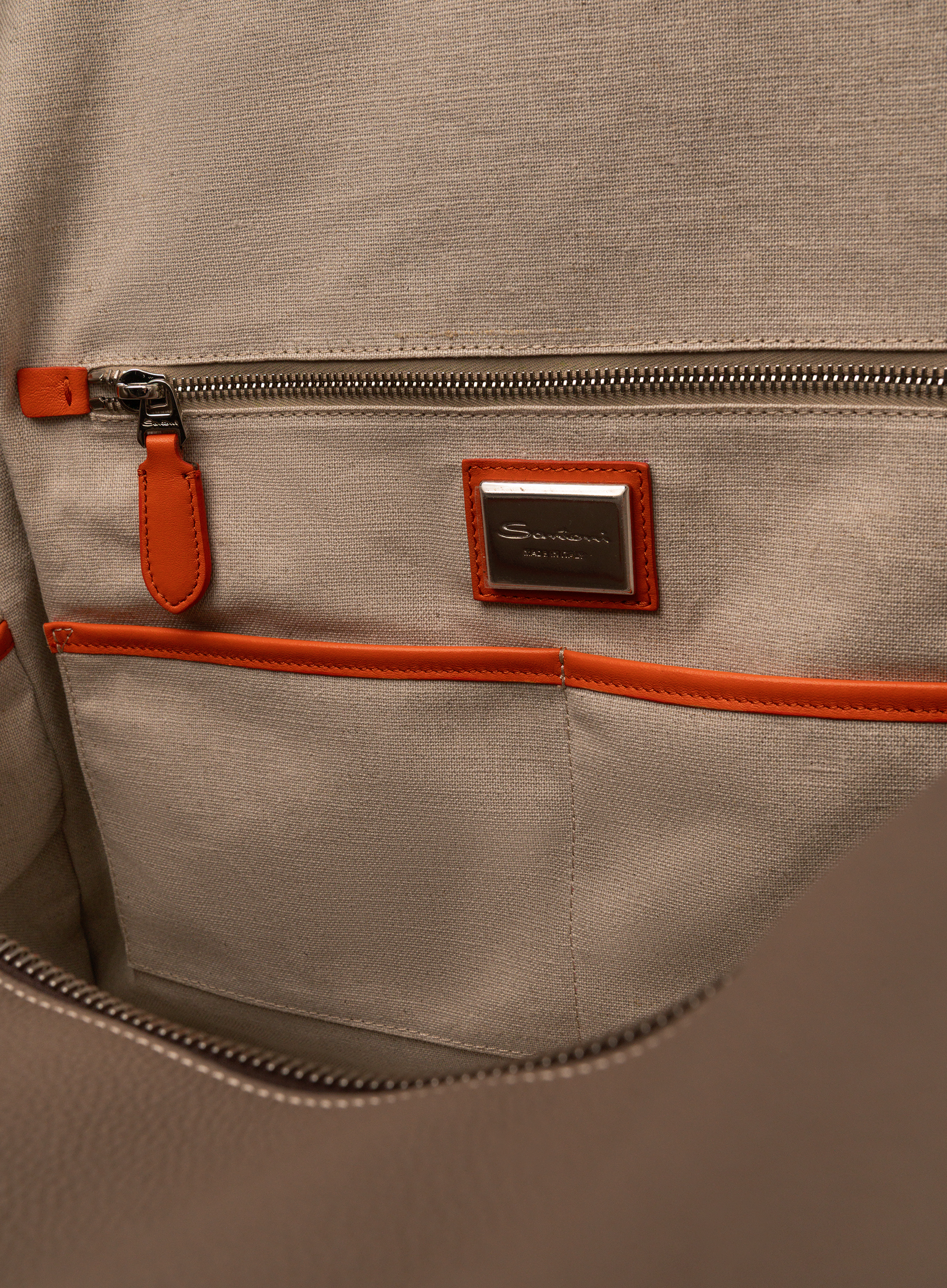 Weekendtas van leer | FULL_WIDTH | TAUPE