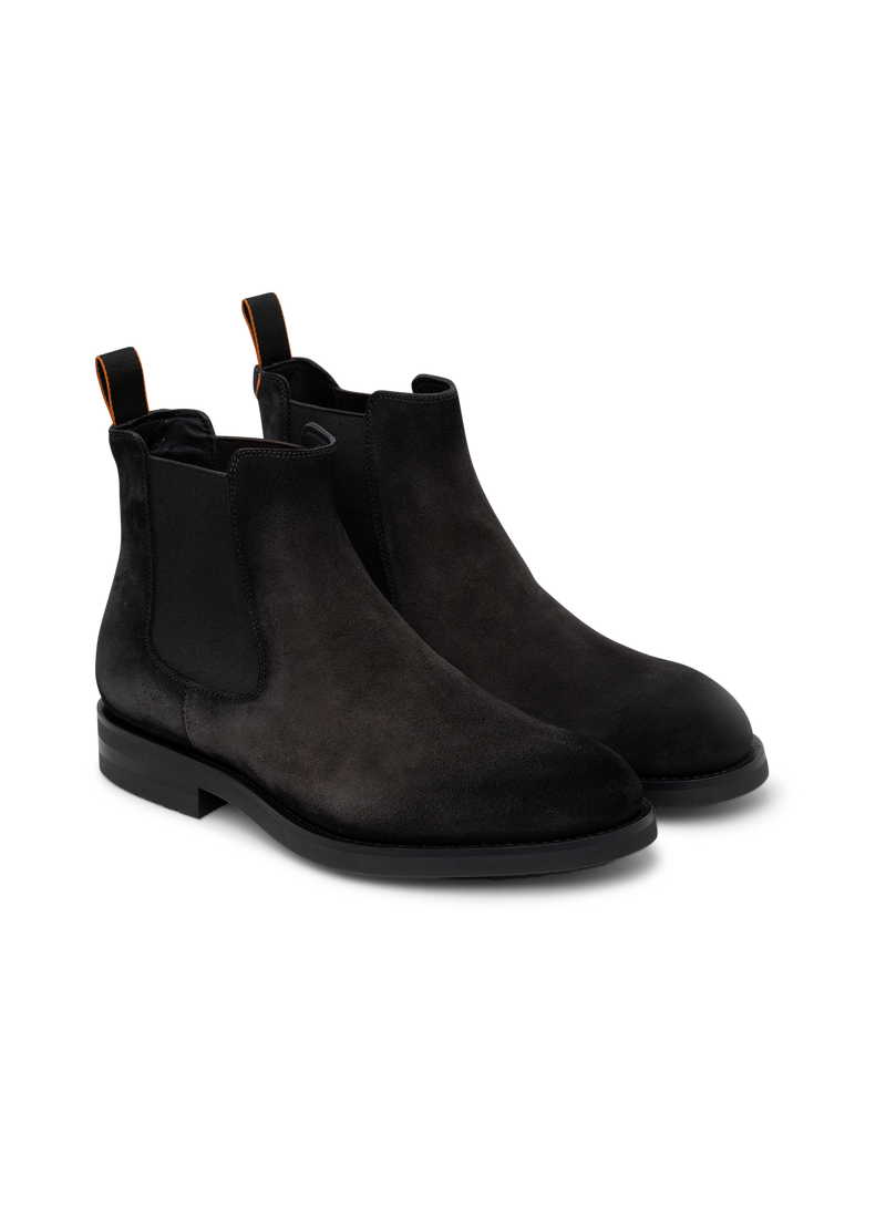 Chelsea boots van suède | Antraciet