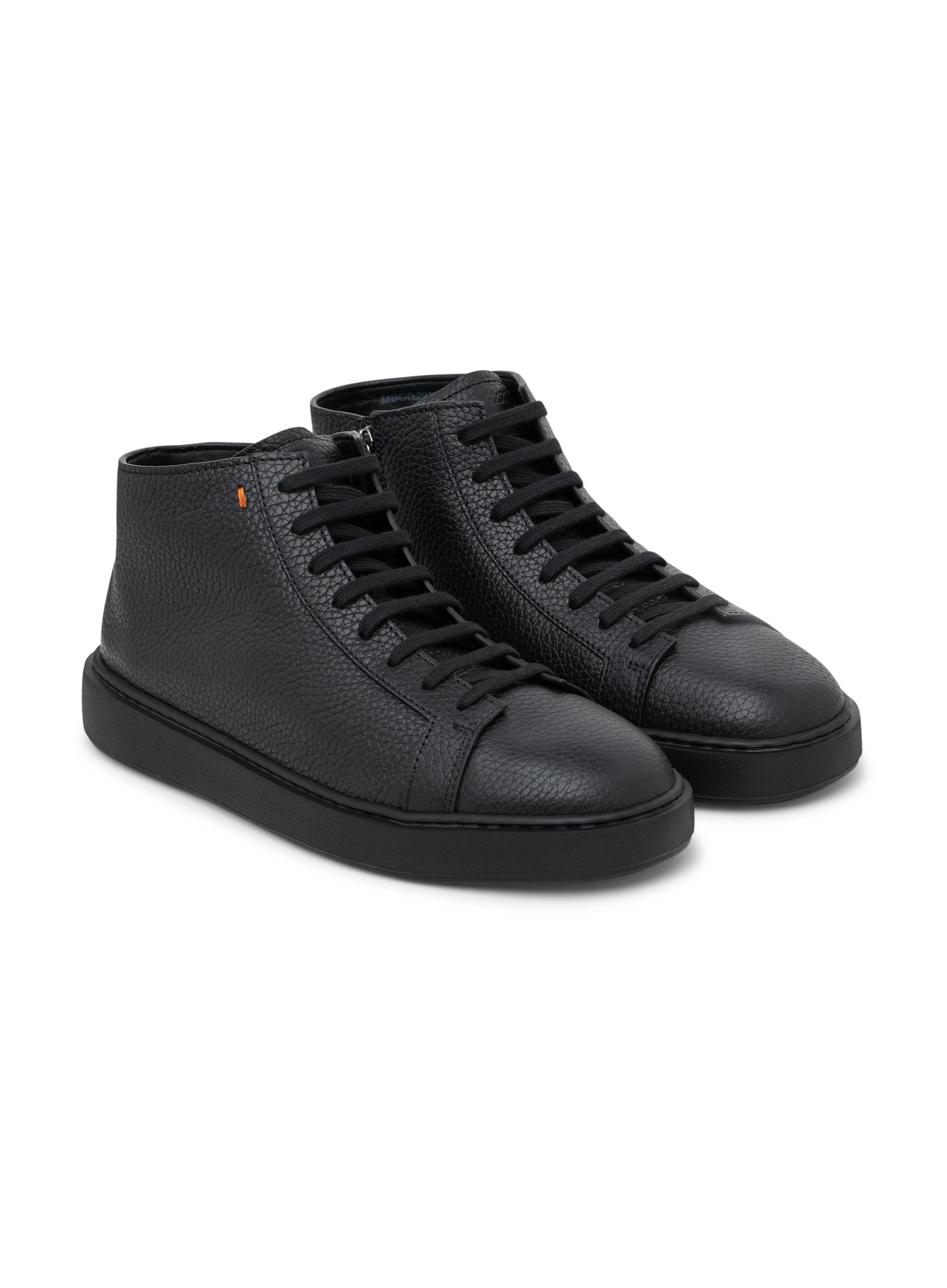 Sneakers van leer | Zwart
