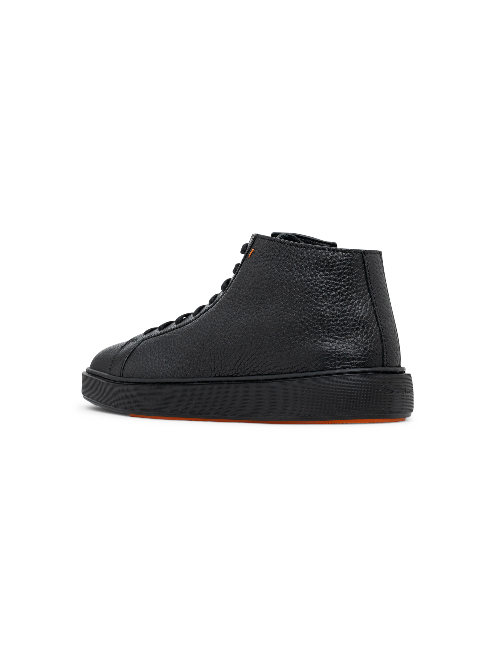 Sneakers van leer | Zwart