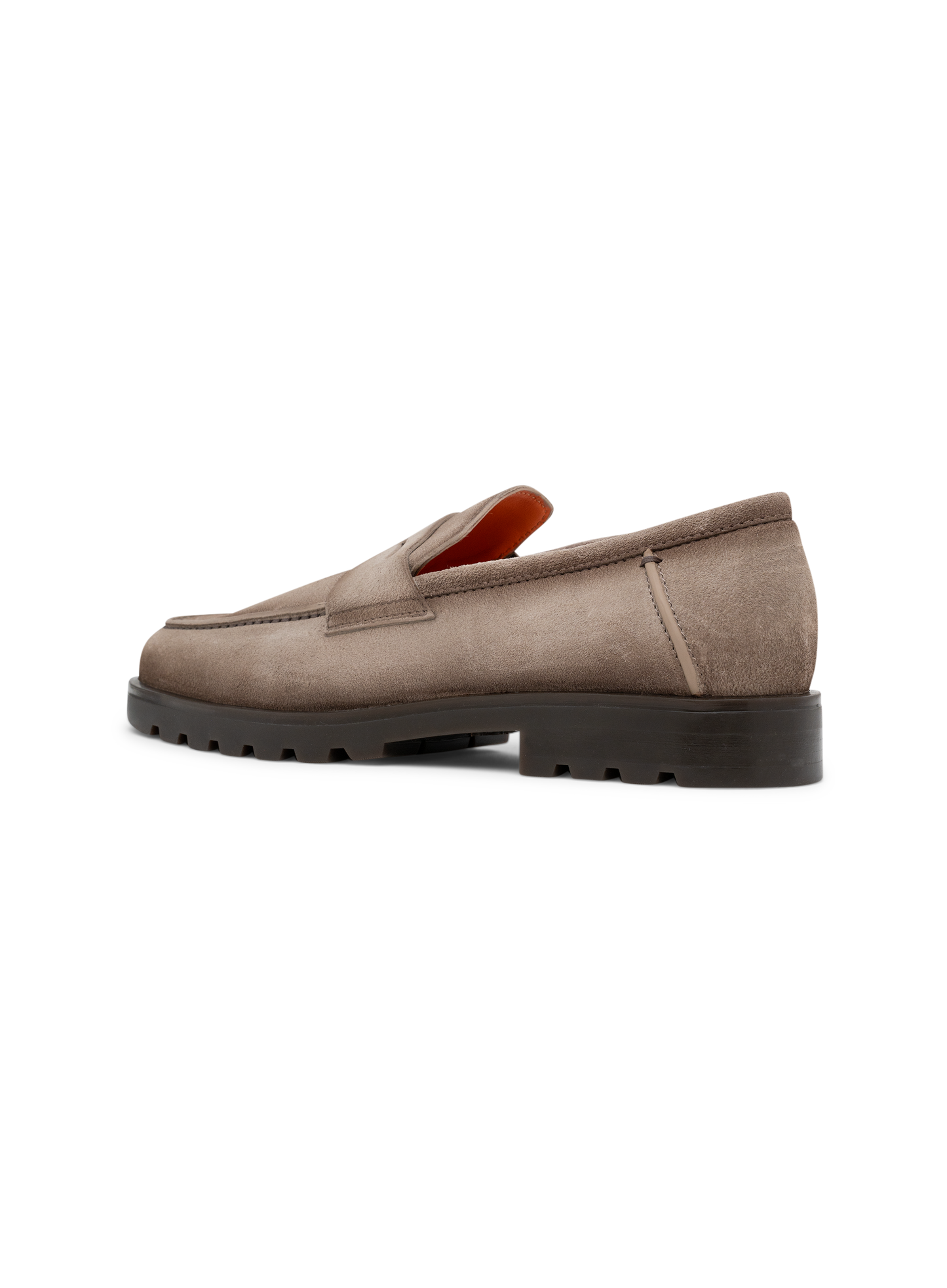 Penny loafers van suède | TAUPE