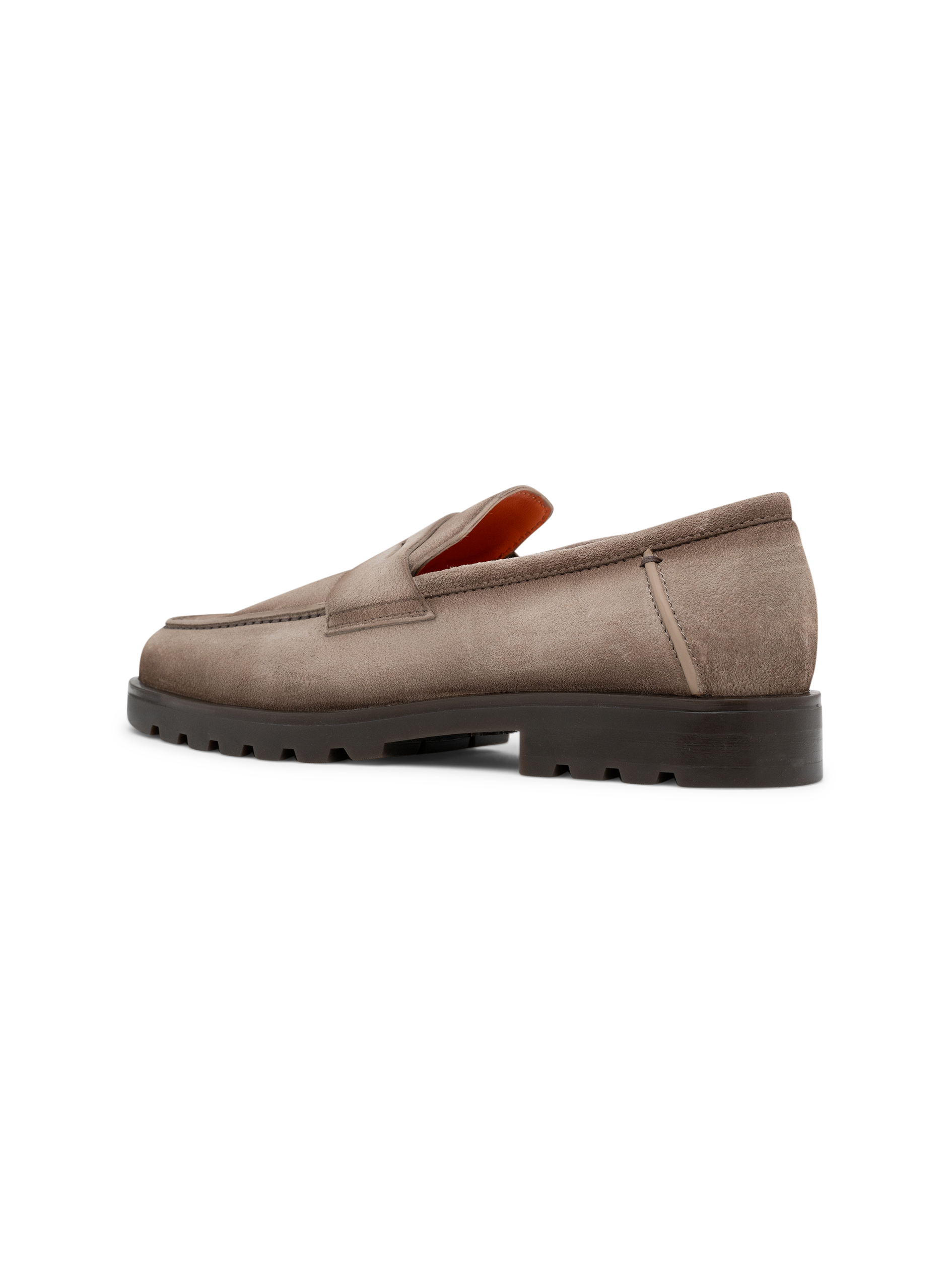 Penny loafers van suède | TAUPE
