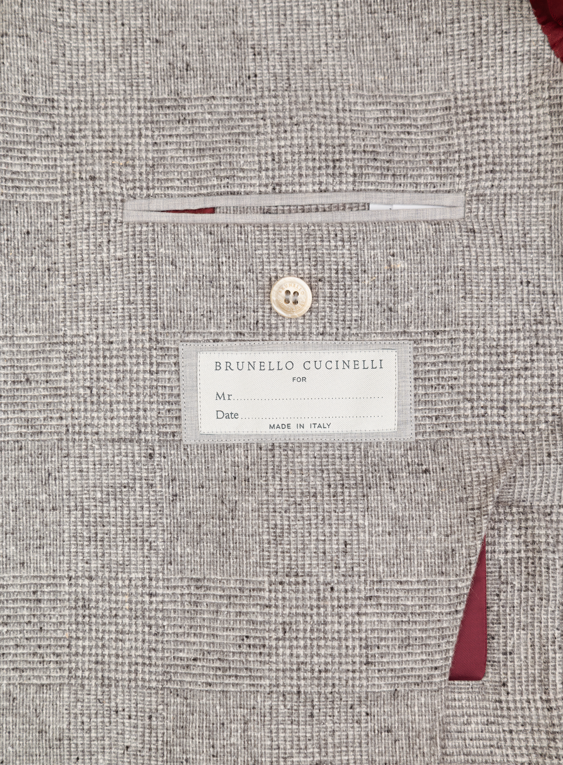 Glenchek jasje van zijde, wol en cashmere | FULL_WIDTH | Grijs