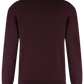 Buttonless polo van cashmere | DARK BORDEAUX