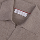 Buttonless polo van cashmere | FULL_WIDTH | TAUPE