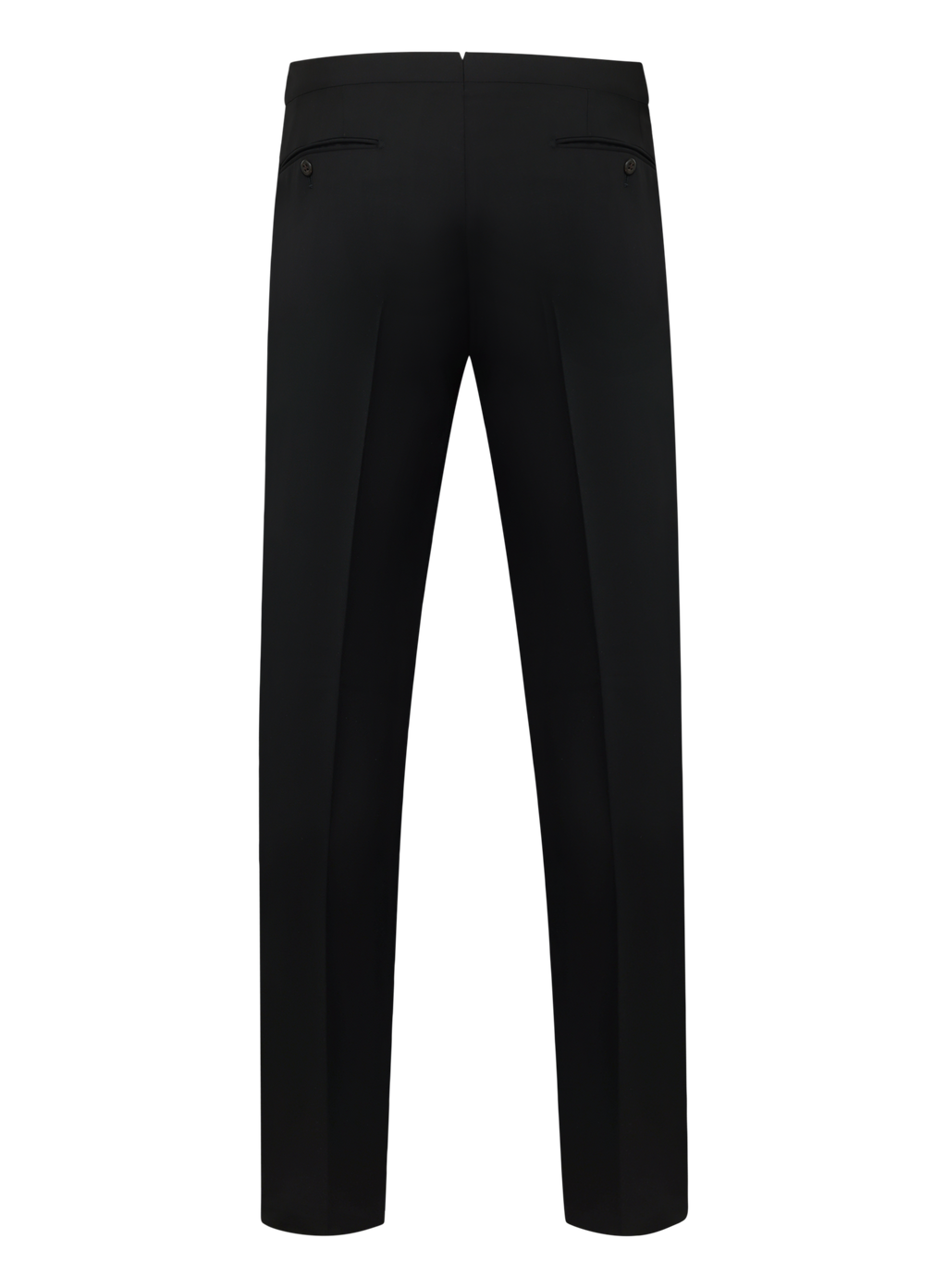 Smoking pantalon van scheerwol | Zwart
